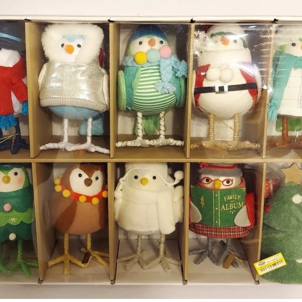 Target Wondershop Holiday 2024 Featherly Friends Collection Christmas Birds NIB - Picture 2 of 6